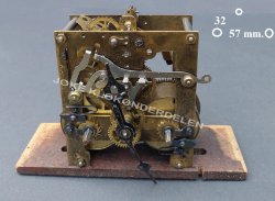 = Regulateur uurwerk = G.Becker P 35 =45949