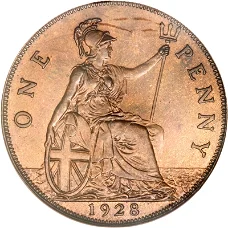 Groot Brittanië 1 penny 1935