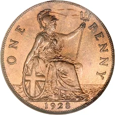 Groot Brittanië 1 penny 1934