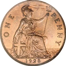 Groot Brittanië 1 penny 1932