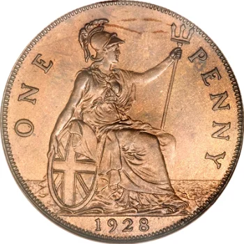Groot Brittanië 1 penny 1930 - 0