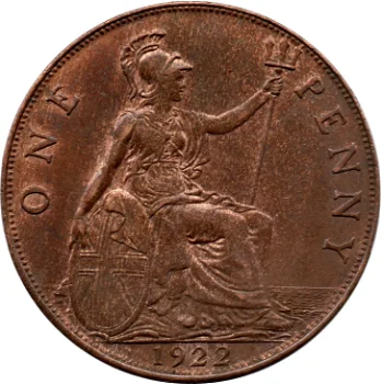 Groot Brittanië 1 penny 1917 - 0