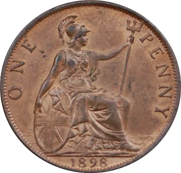 Groot Brittanië 1 penny 1900 kwaliteit ZG - 0