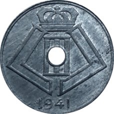  5 centimes 1943 belgique-belgië   