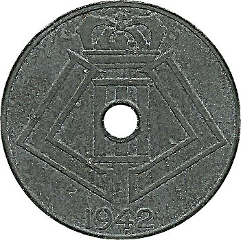 5 centimes 1942 belgië belgique - 0