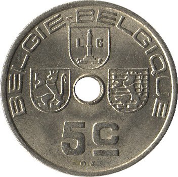 5 centimes 1940 NL-FR - 1