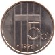 Nederland 5 cent /stuiver 1996 - 0 - Thumbnail