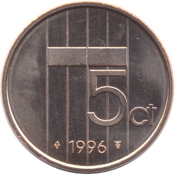 Nederland 5 cent /stuiver 1995 - 1