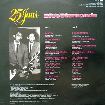 LP - The Blue Diamonds - 25 Jaar - 1