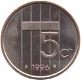 Nederland 5 cent /stuiver 1991 - 0 - Thumbnail