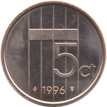 Nederland 5 cent /stuiver 1990 - 0