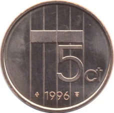 Nederland 5 cent /stuiver 1988