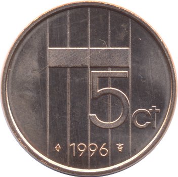 Nederland 5 cent /stuiver 1986 - 0