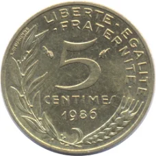 Frankrijk 5 centimes 1998