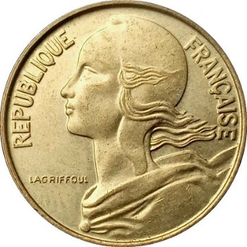 Frankrijk 10 centimes onderstaande jaren bieden per munt - 1