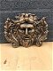 Wandornament gietijzer bronskleur,Heracles uit de Griekse - 2 - Thumbnail