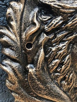 Wandornament gietijzer bronskleur,Heracles uit de Griekse - 3
