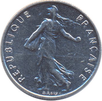 Frankrijk 50 centimes bieden per munt - 1