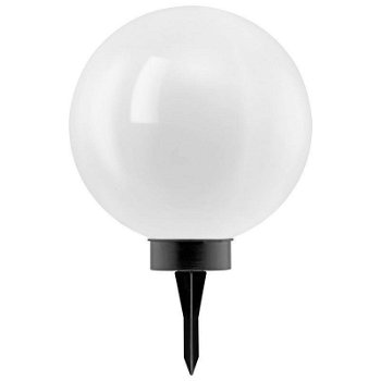 Buiten prikspot lamp bol- Zwart, Wit , lamp, bollamp - 2