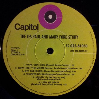 LP- The Les Paul & Mary Ford Story - 1
