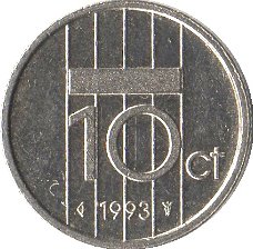 Nederland 10 cent 1996  