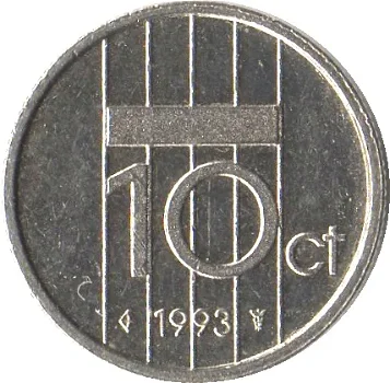 Nederland 10 cent 1988 - 0