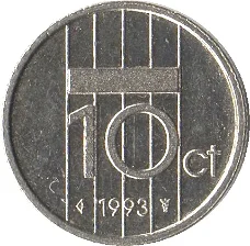 Nederland 10 cent 1988