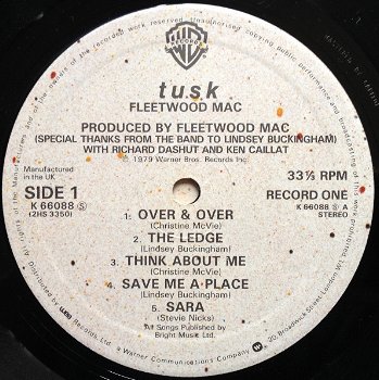 2-LP - Fleetwood Mac - TUSK - 3