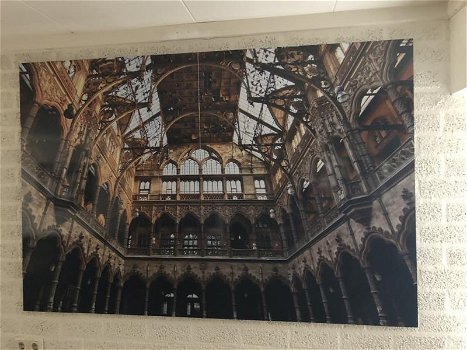 kunst op aluminium, fors, deze kerk in Rome, erg groot - 2