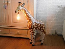 Bijzondere Giraffe lamp ,  110cm  ,polystone