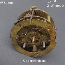 = Pendule uurwerk = J. Fréres =45966