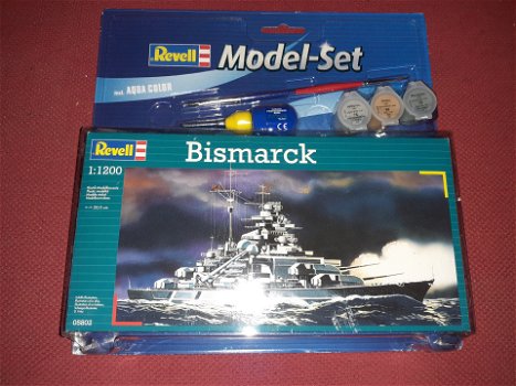 bouwdoos revell Bismarck 1:1200 - 0