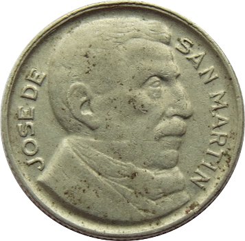 Argentinië 5 centavos 1950 Jose San Martin - 1