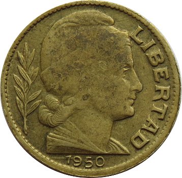 Argentinië 10 centavos 1949 - 0