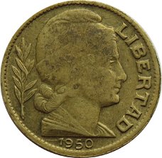 Argentinië 10 centavos  1950