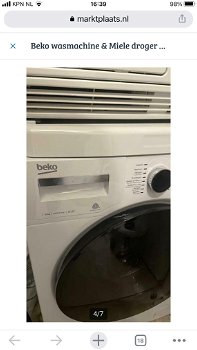 KOOPJE Beko wasmachine & Miele droger set - 2