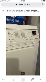 KOOPJE Beko wasmachine & Miele droger set - 4