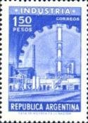 647 argentinië 1.50 pesos 1954 conditie: gestempeld - 0