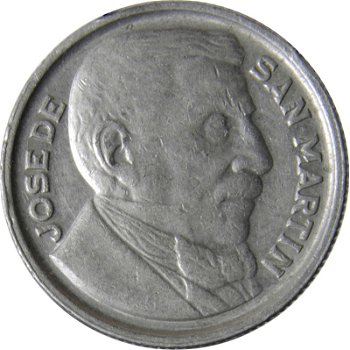 Argentinië 10 centavos 1950 Jose de san Martin - 1
