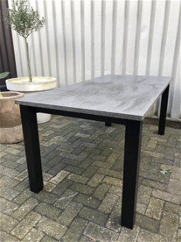 Buitentafel , zwaar granieten blad , graniet , tuintafel - 0