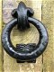 Deurklopper ijzer , als antieke deurklopper, rustiek , zwart - 4 - Thumbnail