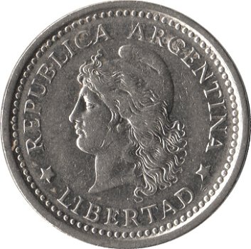 Argentinië 1 peso 1958 - 1