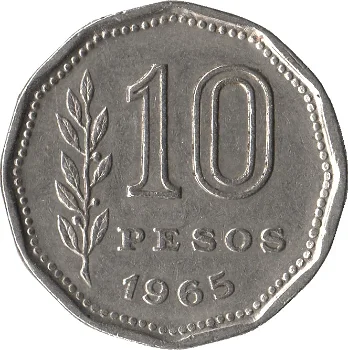 Argentinië 10 pesos 1963 - 0