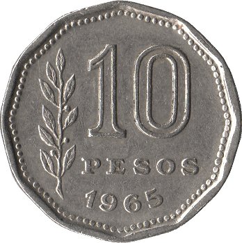 Argentinië 1 peso 1964 - 0