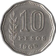 Argentinië 1 peso 1964