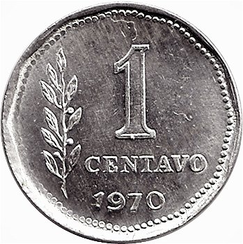 Argentinië 1 centavo 1970 - 0