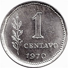 Argentinië 1 centavo 1970 