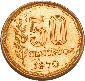 Argentinië 50 centavos 1970 - 0