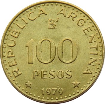 Argentinië 100 pesos 1980 - 0