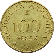 Argentinië 100 pesos 1980